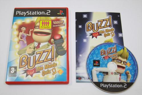 Buzz The Music Quiz (Playstation 2 Games, Playstation 2), Spelcomputers en Games, Games | Sony PlayStation 2, Gebruikt, Ophalen of Verzenden
