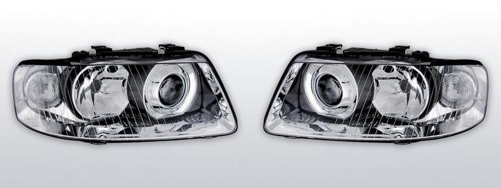 Koplampen | Audi A3 8L 2000-2003 | chroom, Auto-onderdelen, Verlichting, Nieuw, Audi, Verzenden