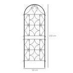 TRUUSK 2-delige Klimrek Set - Metaal - Roestvrij - 50x150 cm, Verzenden, Nieuw