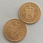Nederland. Wilhelmina. 10 Gulden 1912 (2 munten), Postzegels en Munten, Munten | Nederland