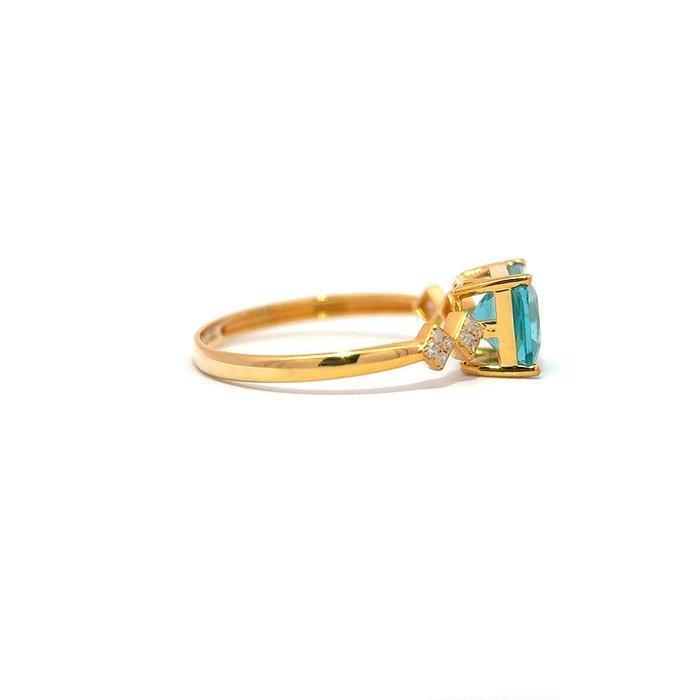Zonder Minimumprijs - Ring - 14 karaat Geel goud - 1.52ct., Sieraden, Tassen en Uiterlijk, Ringen