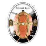 Niue. 1 Dollar 2025 Danish Palaces Fabergé Egg Silver Coin