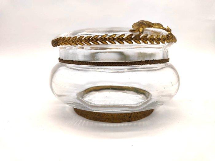 Sieradendoos - Portagioie kistje voor sieraden met bronzen, Antiek en Kunst, Curiosa en Brocante