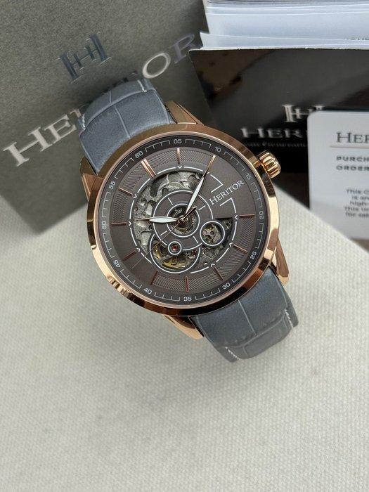 Heritor - Automatic Davies Semi-Skeleton - Gold/Grey -, Sieraden, Tassen en Uiterlijk, Horloges | Heren