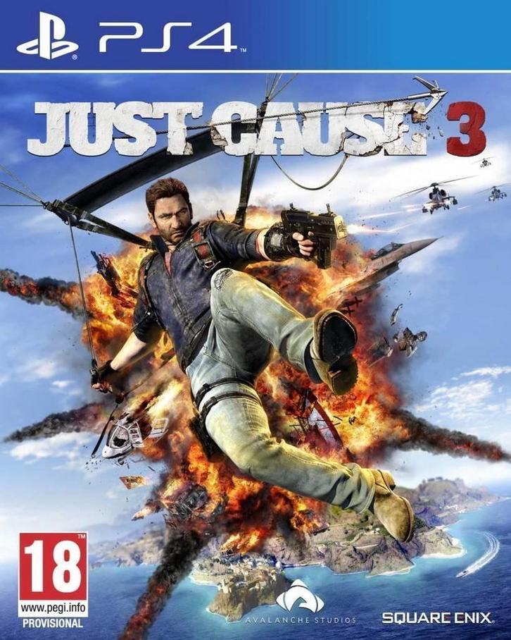 PS4 - Just cause 3, Spelcomputers en Games, Games | Sony PlayStation 4, Zo goed als nieuw, Ophalen of Verzenden