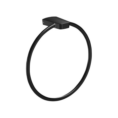 Handdoekhouder Sapho Zen Black 20.9x21.3 cm Zwart, Doe-het-zelf en Verbouw, Sanitair, Bad, Nieuw, Ophalen of Verzenden