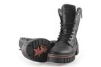 Mustang Veterboots in maat 39 Zwart | 10% extra korting, Kleding | Dames, Schoenen, Verzenden, Zwart, Overige typen, Zo goed als nieuw