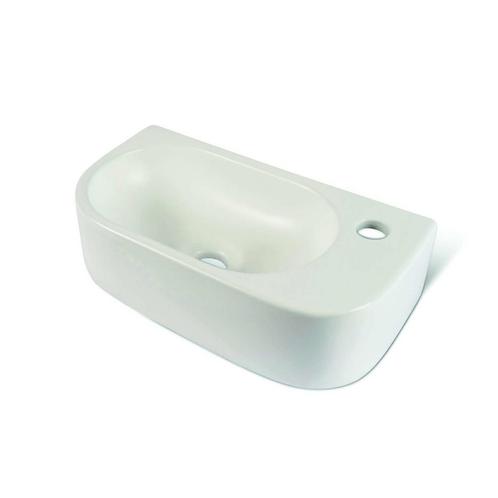 Fontein Luca Sanitair Ceramics 40x21,5x12 cm Keramiek Rechts, Doe-het-zelf en Verbouw, Sanitair, Overige typen, Nieuw, Ophalen of Verzenden