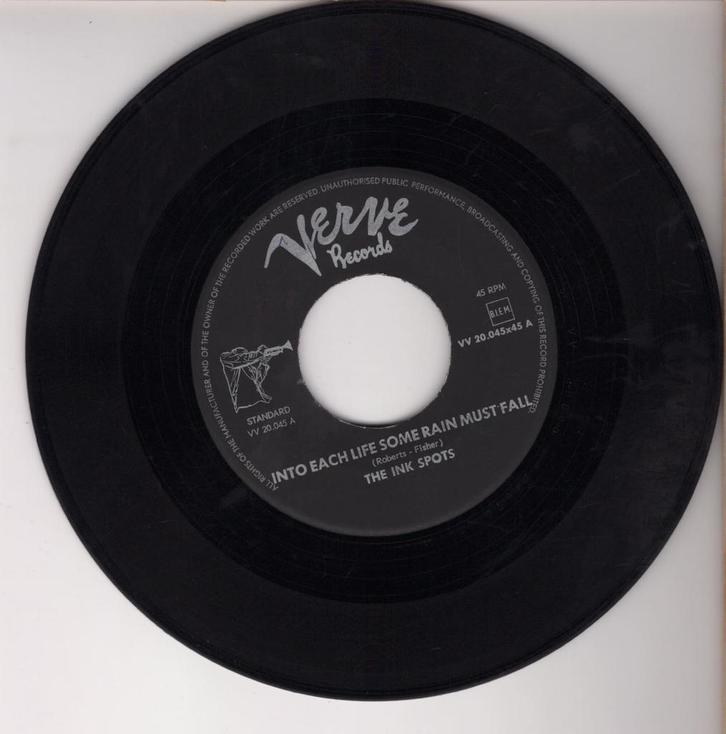Ink Spots, The – Into Each Life Some Rain Must Fall / To Eac, Cd's en Dvd's, Vinyl Singles, Ophalen of Verzenden