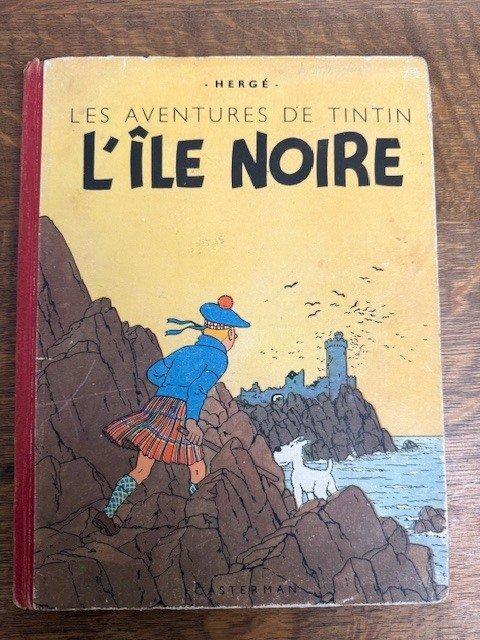Tintin T7 - Lîle Noire N&B (A18) - C - 1 Album - Herdruk -, Boeken, Stripboeken