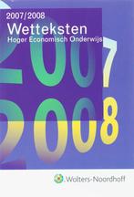 Wetteksten Hoger Economisch Onderwijs 20072008 9789001074364, Boeken, Studieboeken en Cursussen, Verzenden, Zo goed als nieuw