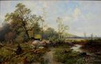 German school, sec.half of 19th century - Landscape with, Antiek en Kunst, Kunst | Schilderijen | Klassiek