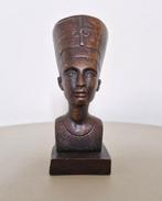 Beeldje, Koningin Nefertiti Buste - 11 cm - Brons - 1980