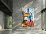 Luc Mora - Reflection of the lake - XXL, Antiek en Kunst