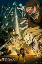 Poster Attack on Titan Paradis vs Marley 61x91,5cm, Verzamelen, Verzenden, Nieuw, A1 t/m A3