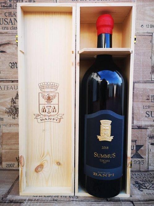 2018 Banfi Summus - Super Tuscans - 1 Dubbele, Verzamelen, Wijnen