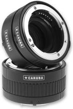 Caruba F-mount Tussenring set Nikon Chroom (type II), Verzenden, Nieuw