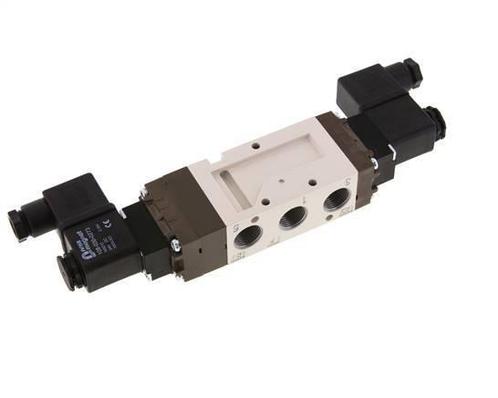 5/3 G3/8  Middenuitlaat Magneetventiel 24V DC, Doe-het-zelf en Verbouw, Gereedschap | Machine-onderdelen en Toebehoren, Nieuw