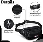 Heuptasje Dames Heren Fanny Pack Buideltasje Nylon, Verzenden, Nieuw, Zwart, Overige merken