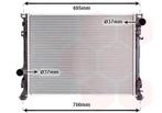 RADIATOR VOOR CHRYSLER 300C 2005-2011 5137691AA, Ophalen of Verzenden, Nieuw