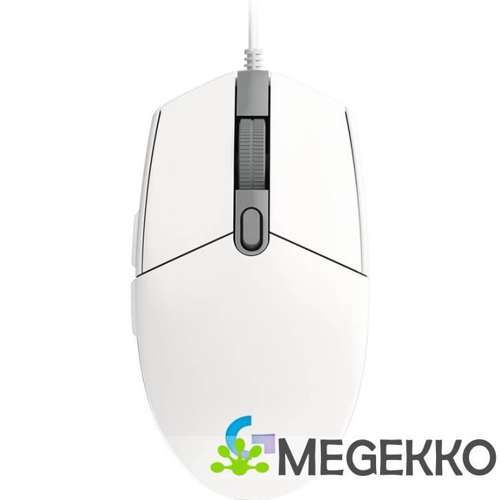 Logitech G G102 Wit Gaming Muis, Computers en Software, Muizen, Nieuw, Verzenden