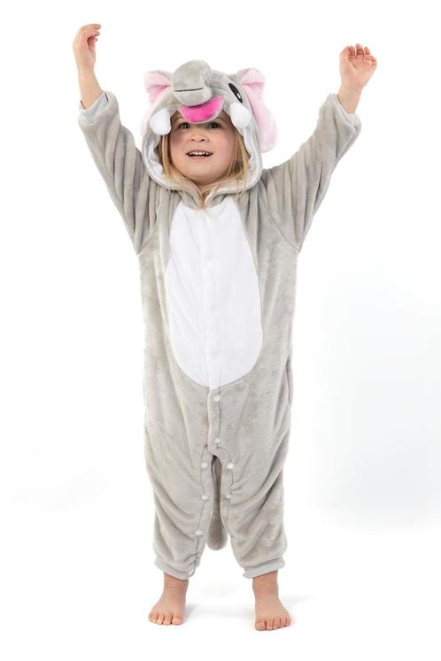 Onesie Grijze Olifant Pakje 86-92 Olifantenpak Kostuum Grijs, Kinderen en Baby's, Carnavalskleding en Verkleedspullen, Nieuw, 104 of kleiner