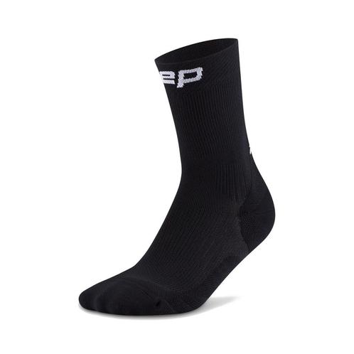 CEP Run Mid-Cut Compressie Sokken  Zwart - Heren(42-45), Sport en Fitness, Bergsport en Wandelen, Kleding, Nieuw, Verzenden