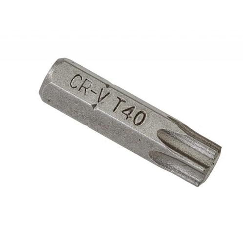T40 x 25 mm Torx bits - 40 stuks in kunststof box - bitset -, Doe-het-zelf en Verbouw, Gereedschapskisten, Ophalen of Verzenden
