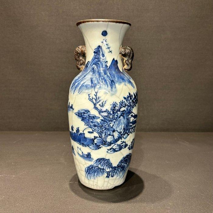 Vaas - Porselein - China - Qing Dynastie (1644-1911) - Groot, Antiek en Kunst, Antiek | Overige Antiek