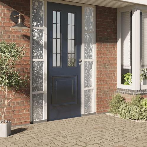 vidaXL Raamfolies 2 st mat bloemenpatroon PVC, Huis en Inrichting, Stoffering | Gordijnen en Lamellen, Nieuw, Verzenden