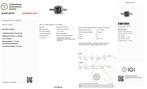 Ring - 14 karaat Witgoud - 1.60ct. tw. Saffier - Diamant, Nieuw