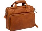New Looxs Cali Laptoptas Fietstas - Leer - 15 inch Laptopvak, Fietsen en Brommers, Fietsaccessoires | Fietstassen, Verzenden, Zo goed als nieuw