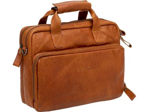 New Looxs Cali Laptoptas Fietstas - Leer - 15 inch Laptopvak, Fietsen en Brommers, Fietsaccessoires | Fietstassen, Zo goed als nieuw