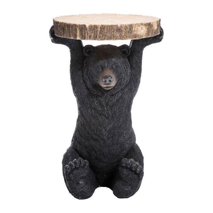 *WOONWINKEL* Kare Design Animal Bijzettafeltje Zwarte Beer, Huis en Inrichting, Tafels | Bijzettafels, Nieuw, Verzenden