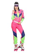 Trainingspak Jaren 80 Neon Dames, Kleding | Dames, Carnavalskleding en Feestkleding, Verzenden, Nieuw