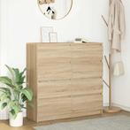 vidaXL Dressoir 100x35x99 cm bewerkt hout sonoma, Verzenden, Nieuw, Overige houtsoorten