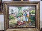 Europese school (XX) - Chicas, Antiek en Kunst, Kunst | Schilderijen | Klassiek