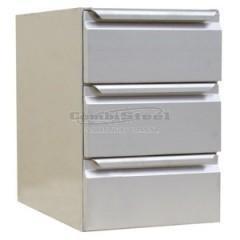 RVS ladenkast | 40 x 63 x 59 cm Combisteel, Zakelijke goederen, Horeca | Meubilair en Inrichting, Verzenden