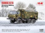 ICM 35004 KAMAZ-4310, Ukrainian Military Box Truck Schaal, Hobby en Vrije tijd, Modelbouw | Auto's en Voertuigen, Verzenden, Nieuw