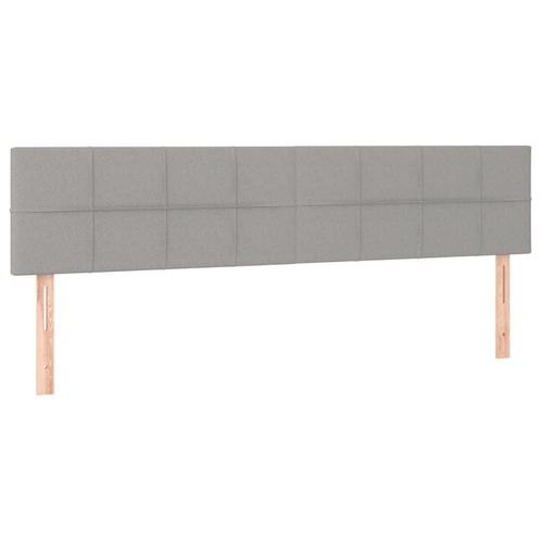 2x Hoofdbord 100cm Lichtgrijs - Tweedekansje - Nieuwe kans!, Huis en Inrichting, Slaapkamer | Bedden, Overige maten, 200 cm, Verstelbaar