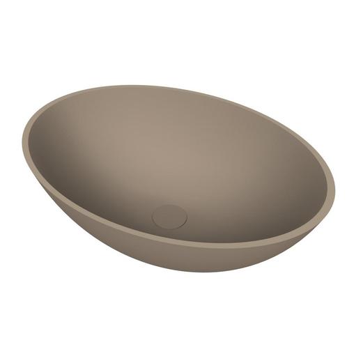 Arcqua Prince Opbouw Waskom Ovaal 49x34 Mat Truffel, Doe-het-zelf en Verbouw, Sanitair, Overige typen, Nieuw, Ophalen of Verzenden