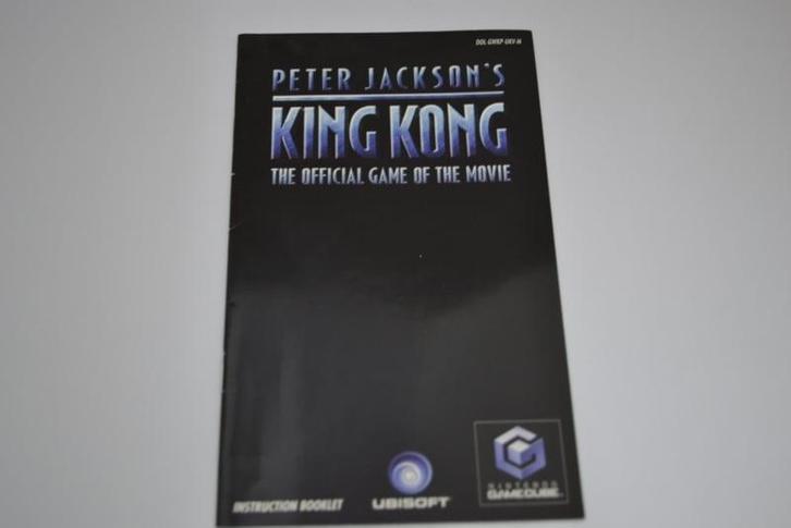 Peter Jacksons King Kong (GC UKV MANUAL), Spelcomputers en Games, Spelcomputers | Nintendo Consoles | Accessoires, Zo goed als nieuw