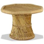 vidaXL Salontafel achthoekig 60x60x45 cm bamboe, 50 tot 100 cm, Verzenden, Nieuw, 50 tot 100 cm