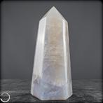 Natuurlijke lavendel-rosékwarts obelisk Zachte harmonie in, Verzamelen, Mineralen en Fossielen