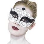 Gothic zwaan oogmasker zwart met wit - Oogmaskers, Ophalen of Verzenden, Nieuw