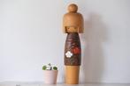 Vintage Sosaku Kokeshi van Usaburo - Hout - Japan - Shwa, Antiek en Kunst