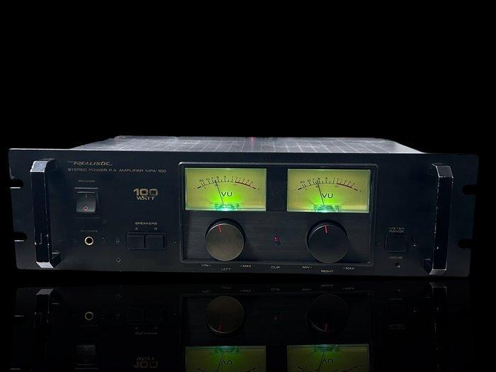 Realistic - Stereo vermogensversterker MPA-100 (gereviseerd), Audio, Tv en Foto, Radio's