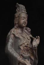Very rare Gyoran Kannon statue  that brings good luck, Antiek en Kunst, Antiek | Overige Antiek