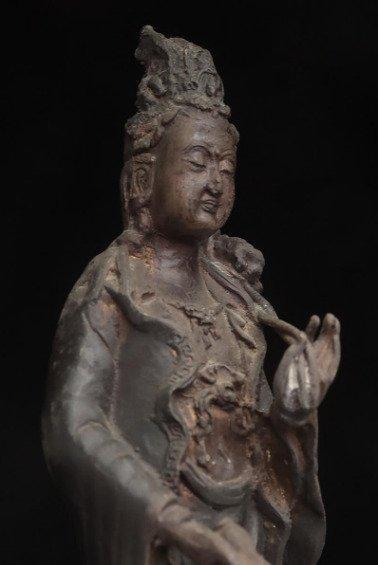 Very rare Gyoran Kannon statue  that brings good luck, Antiek en Kunst, Antiek | Overige Antiek