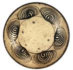 Japanese Seto / Mino Iron-Painted Stoneware Dish, Late Edo –